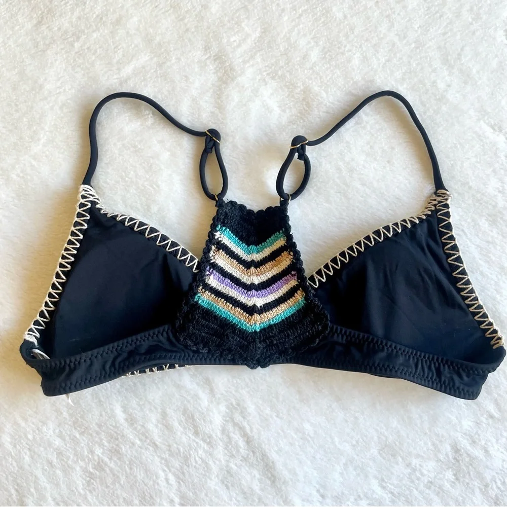 Ale by Alessandra Bonfire Crochet Back Bikini Top - Picture 4 of 7
